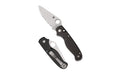Spyderco SPYDERCO BUTTONUP CF PS 3.27" BK/SLV