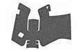 TALON Grips Inc TALON GRP FOR GLOCK 17 GEN5 RBR NOBK