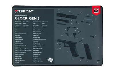 TekMat TEKMAT PISTOL MAT FOR GLOCK GEN3