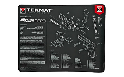 TekMat TEKMAT ULTRA PSTL MAT SIG P320 BLK
