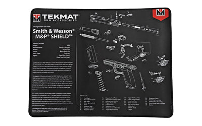 TekMat TEKMAT ULTRA PSTL MAT S&W SHIELD BLK