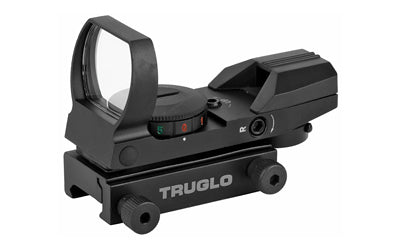 TRUGLO TRUGLO RED DOT OPEN 4 RETICLE BLACK