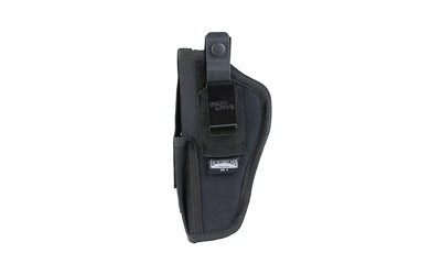 Uncle Mike's U/M AMB HIP HLSTR W/PCH SZ 5 BLK