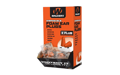 Walker's WALKER'S FOAM EAR PLUGS 200PK ORG