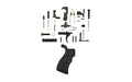 XTS XTS AR15 COMPLETE LOWER PARTS KIT